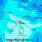 Карты ветра в Московской области